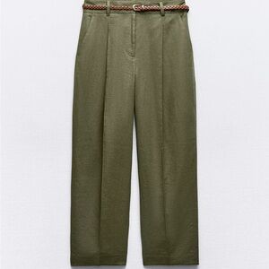 Zara linen blend pants